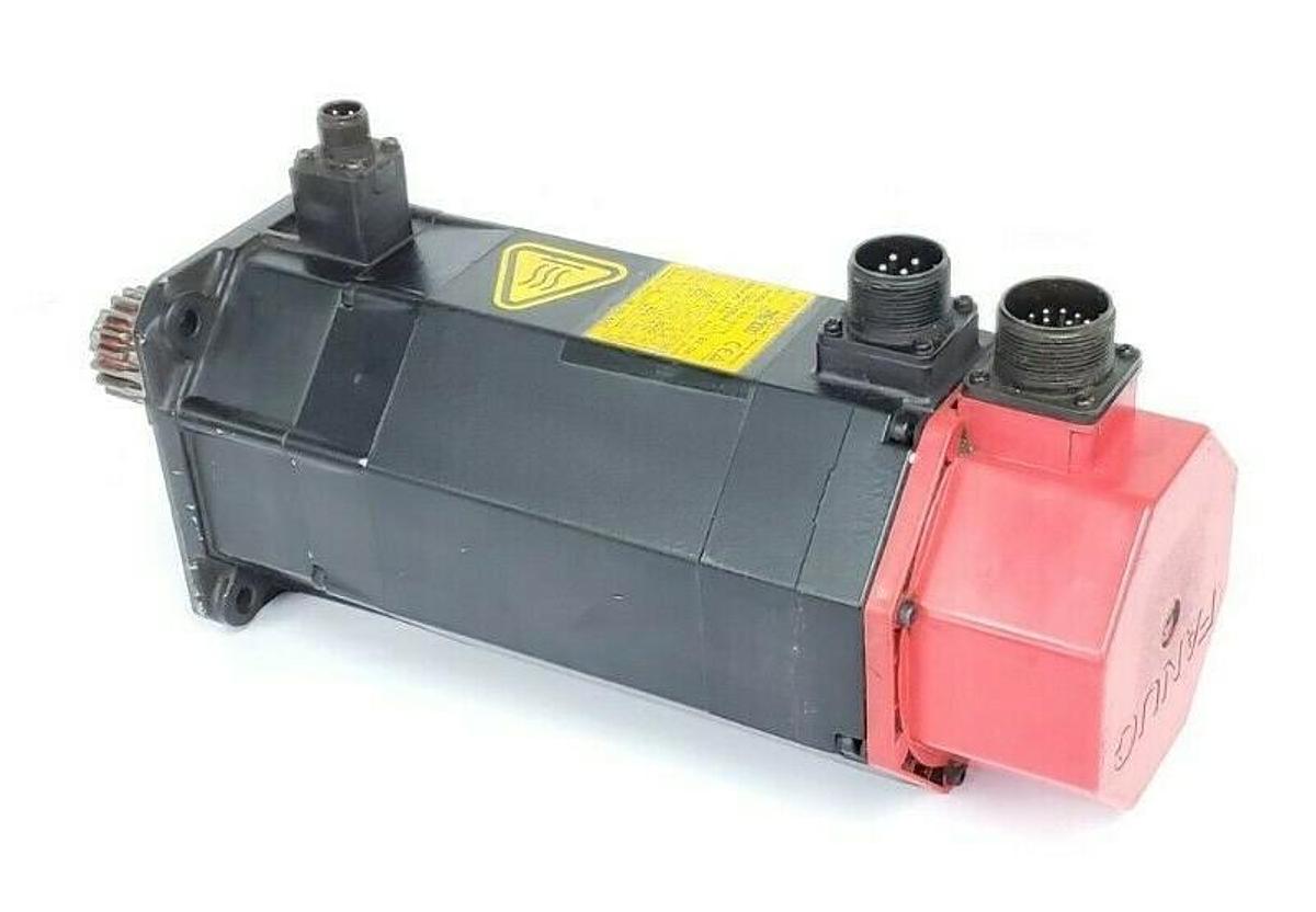 Used FANUC MODEL AM9/3000 AC SERVO MOTOR A06B-0163-B175