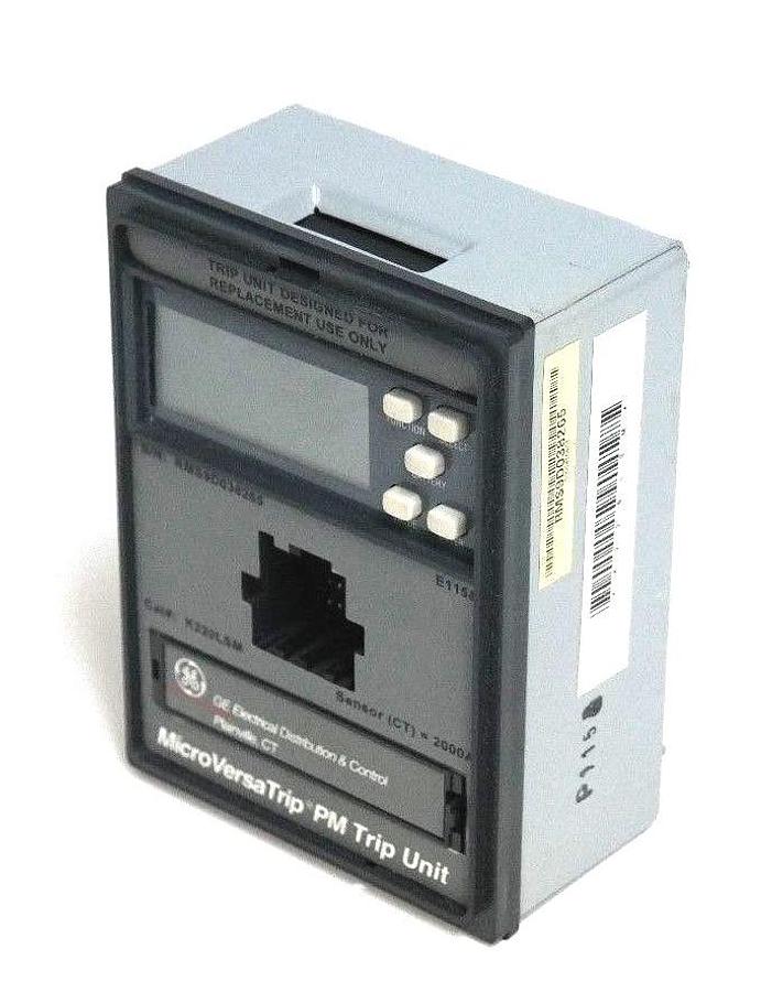 Used NEW GENERAL ELECTRIC K220LSMR MICROVERSATRIP PM TRIP UNIT K220LSM, 2000A, E115&