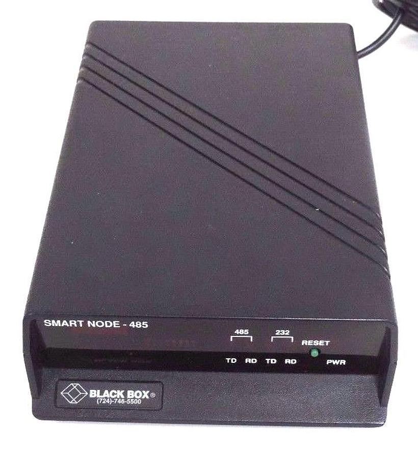 Used BLACK BOX IC150A SMART NODE 485 STANDALONE W/ JK-17701-NA TRANSFORMER 17/120VAC