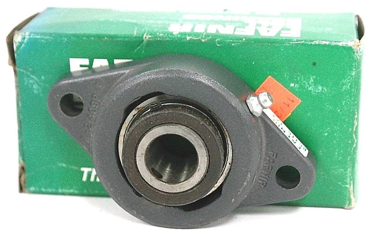 NIB FAFNIR RCJTC 3/4 BEARING FLANGED HOUSING 2BOLT 3/4IN ID