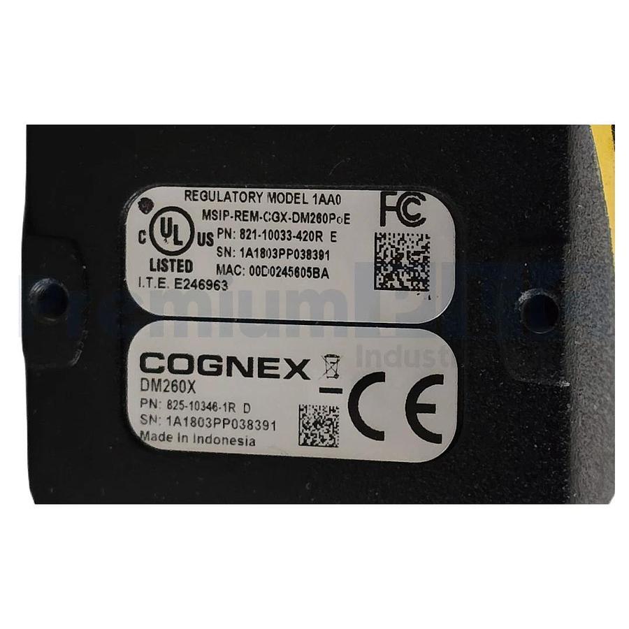 Cognex DataMan 260X | DM260X Barcode Reader 825-10346-1R w/LDR2-74RD2-LA NUPI