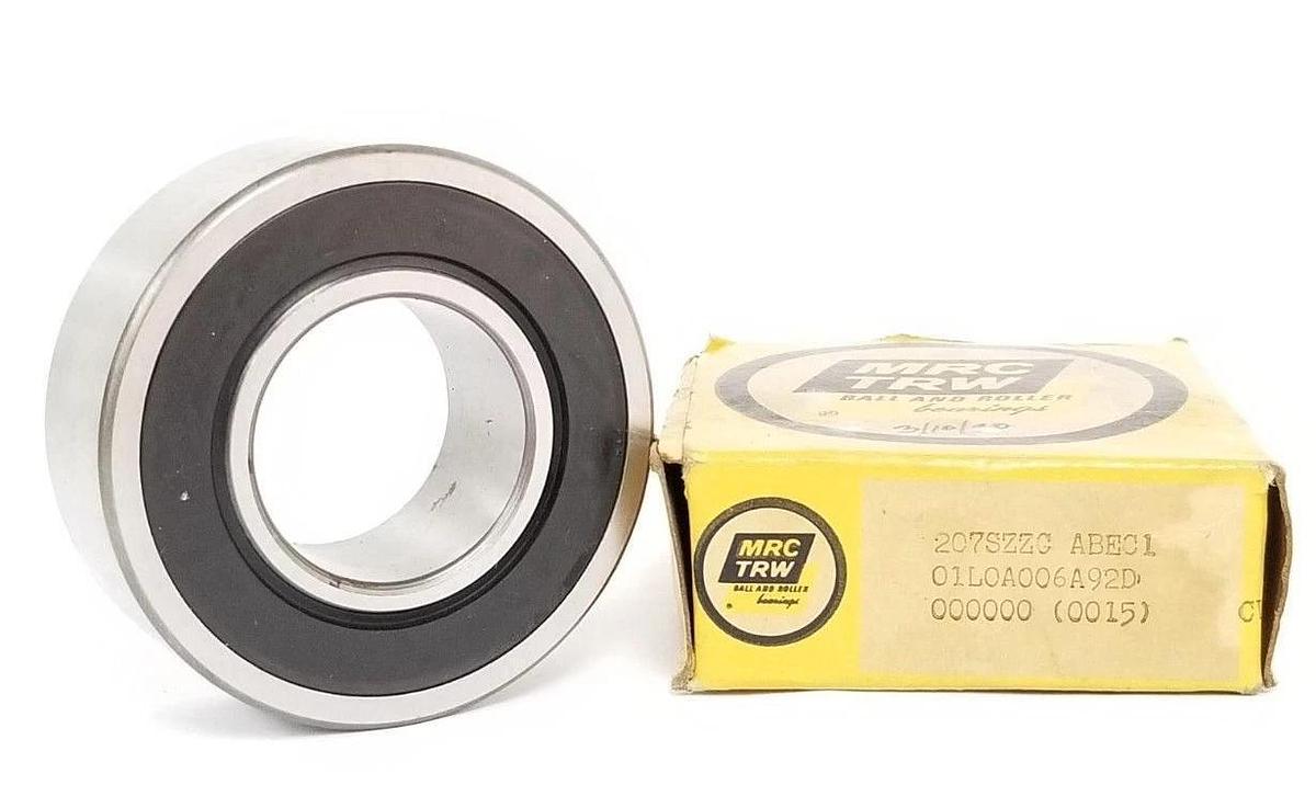 Used NIB MRC / TRW 207SZZG BALL BEARING SINGLE ROW SEALED 35MM BORE