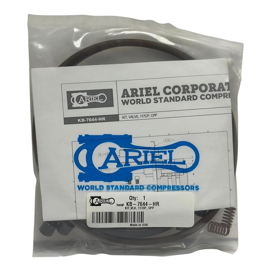 Ariel KB-7644-HR Compressor Valve Kit 117CP CPP OEM Rebuild Kit New