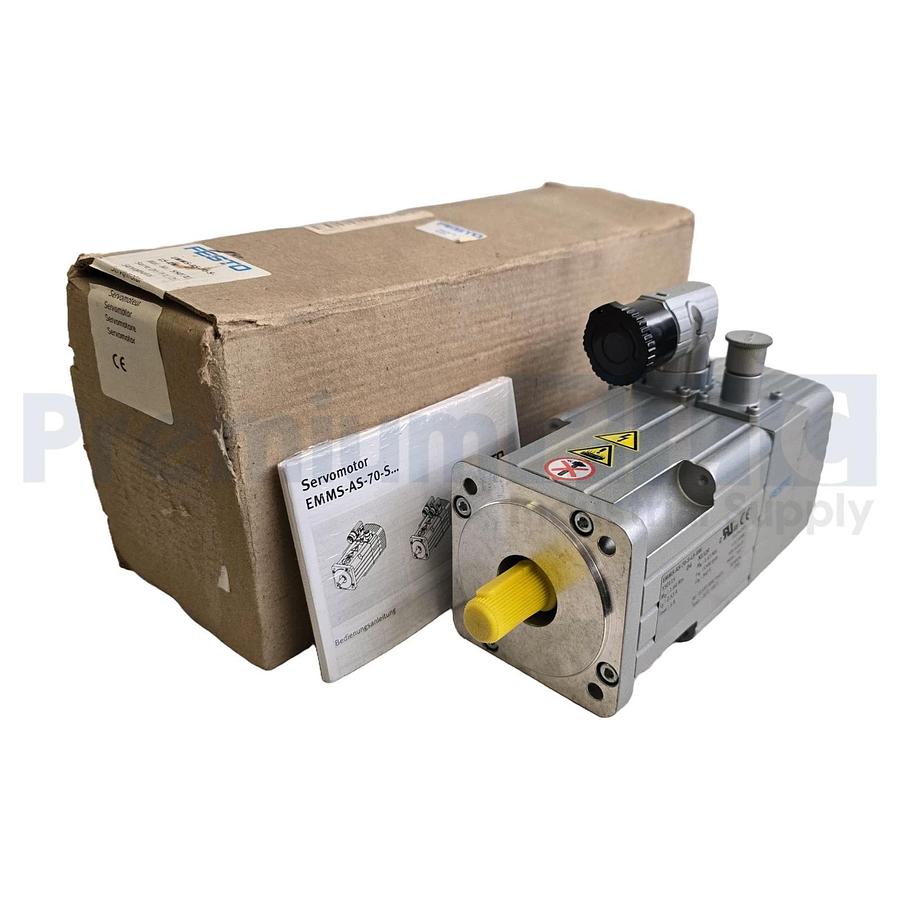 Festo 550115 | EMMS-AS-70-S-LS-RM Synchronous Servo Motor 360VDC 0.866kW NSMP