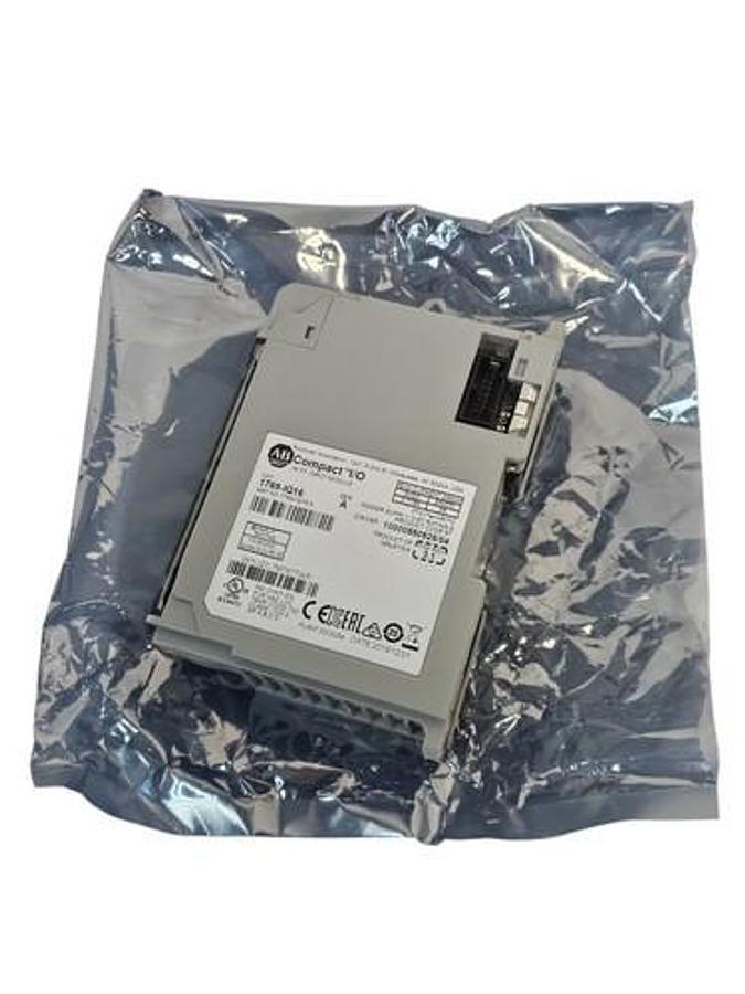 Used NEW ALLEN BRADLEY 1769-IQ16 SER. A F/W: REV. 3.1 COMPACT I/O 16 PT. INPUT MODULE