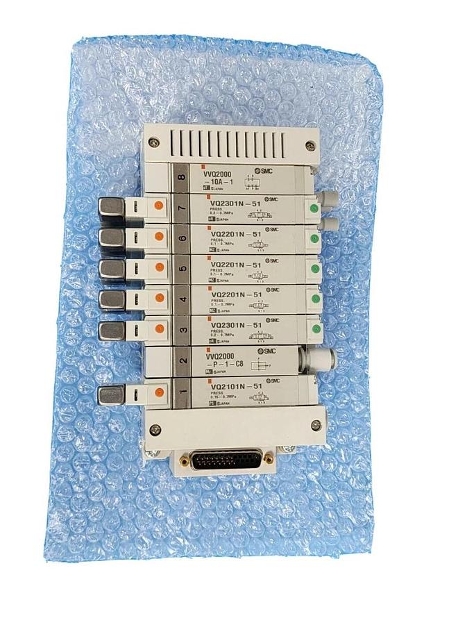 NEW SMC VV5Q21-08-DAN00043 MANIFOLD VQ2201N-51, VQ2301N-51