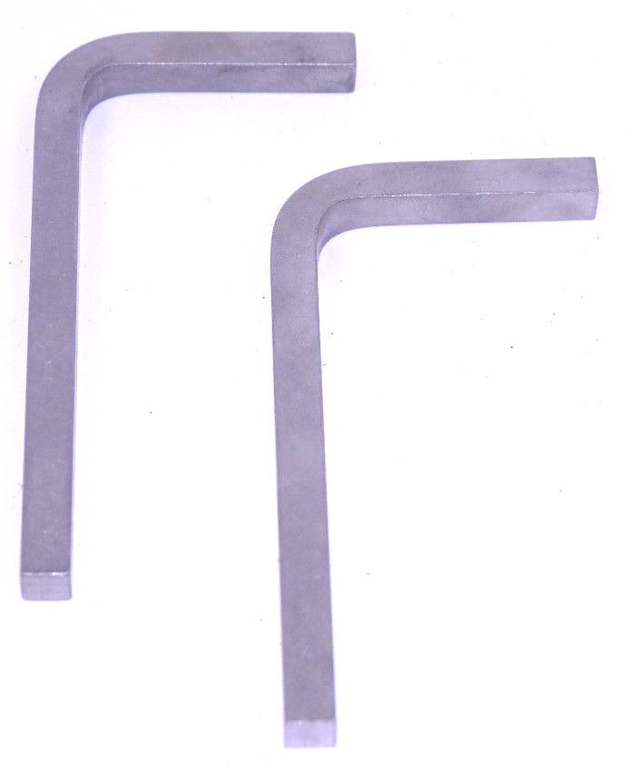 Used LOT OF 2 KRONES U-800-00-750-1 ANGLE BRUSH BRACKETS A= 70 B=135 U800007501