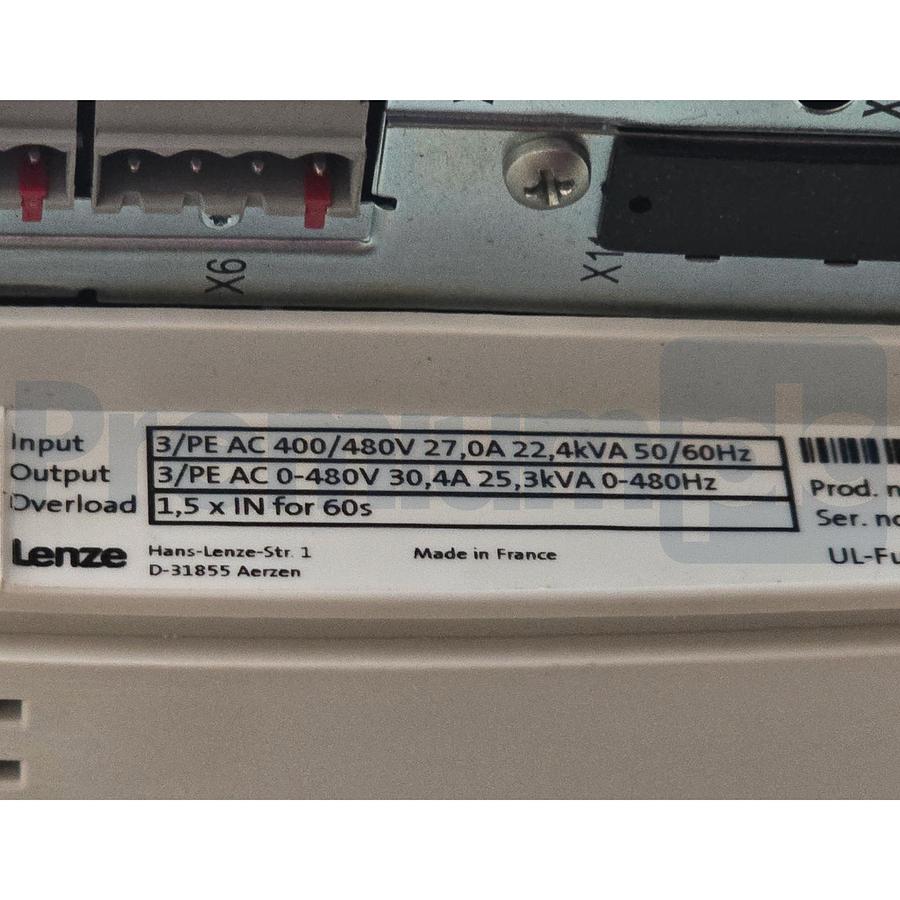 Used Lenze EVS9327-ES 9300 Series Servo Inverter Drive 3Ph 480V 30.4A 13462447 NEW