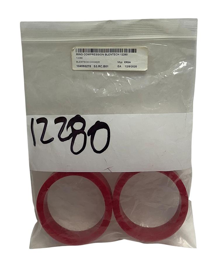 Used 2 ERSA 12280 OEM COMPRESSION RINGS FOR BLENTECH COOKER 104593278 NSNP