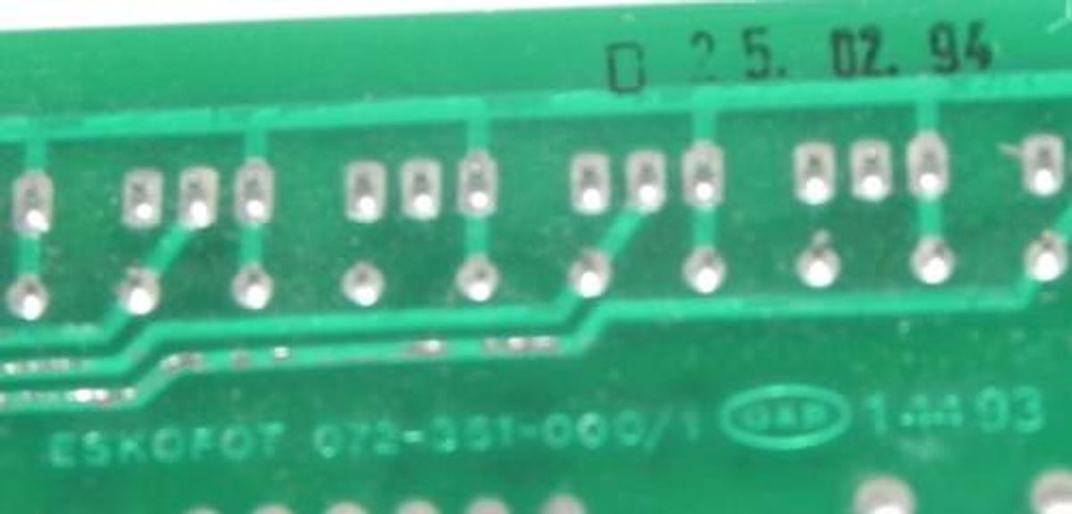 Used NEW ESKOFOT 072-351-000/1 CIRCUIT BOARD 0723510001