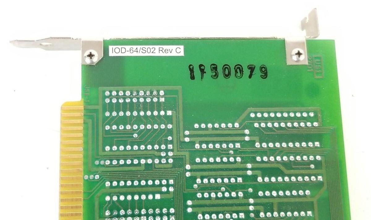 Used ACCES IO PRODUCTS IOD-64/S02 ISOLATED I/O BOARD 32ZDIO64-00 REV. C 01110457