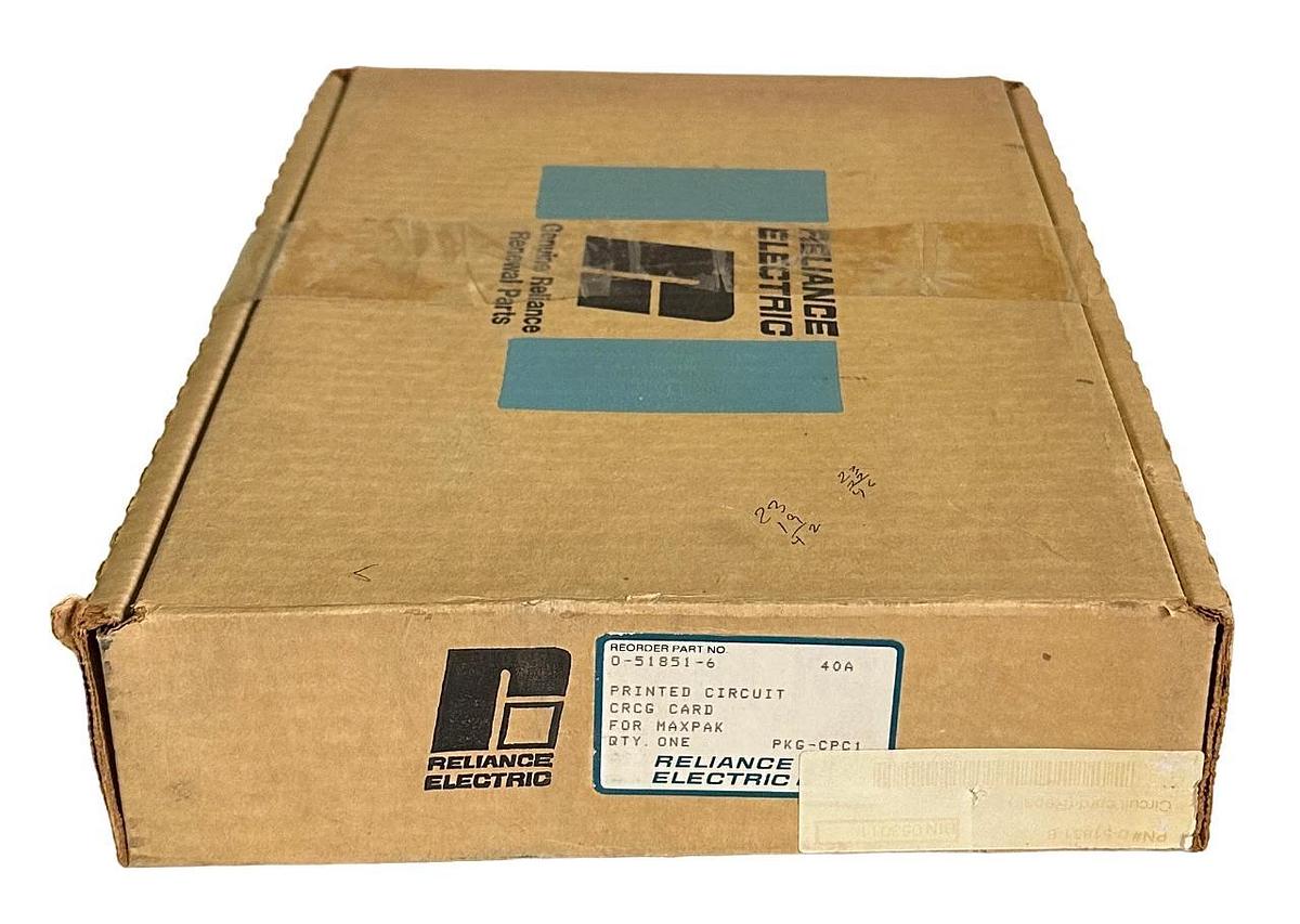 NEW RELIANCE ELECTRIC 0-51851-6 / 0518516 MAXPAX CRCG CARD REGULATOR CONTROL