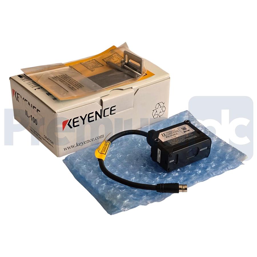Used Keyence IL-100 CMOS Multi-Function Analog Laser Distance Sensor Head IL100 NSMP
