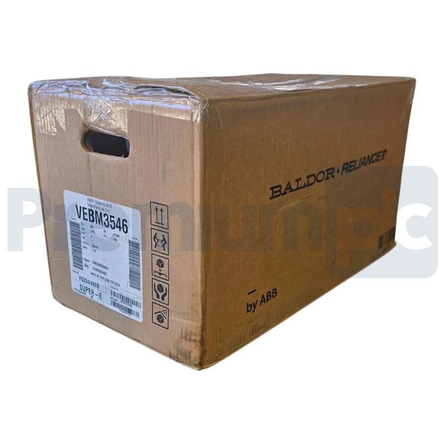ABB Baldor-Reliance VEBM3546 1HP 1760 RPM 3PH 56C TEFC AC Brake Motor 230/460V 781568407752