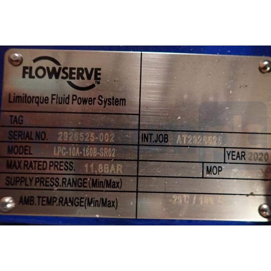 Used FLOWSERVE LPC-10A-166B-SR02 Limitorque Scotch Yoke Valve Actuator 2" Valve NSMP