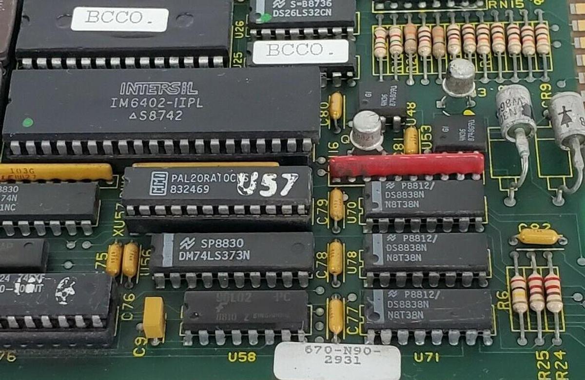 Used BAILEY CONTROLS 6636896A1 PC BOARD ASSEMBLY NMFC03
