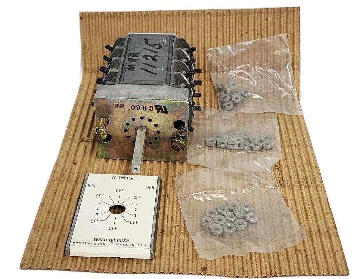 NIB WESTINGHOUSE 505A705-SH2 ROTARY SWITCH 505A705, 505A705G02 TYPE W-2 SWITCH
