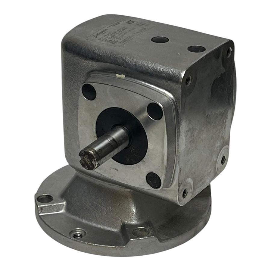 Used Boston Gear SSF715-30K-B5-JS1 Stainless Worm Gear Speed Reducer 30:1