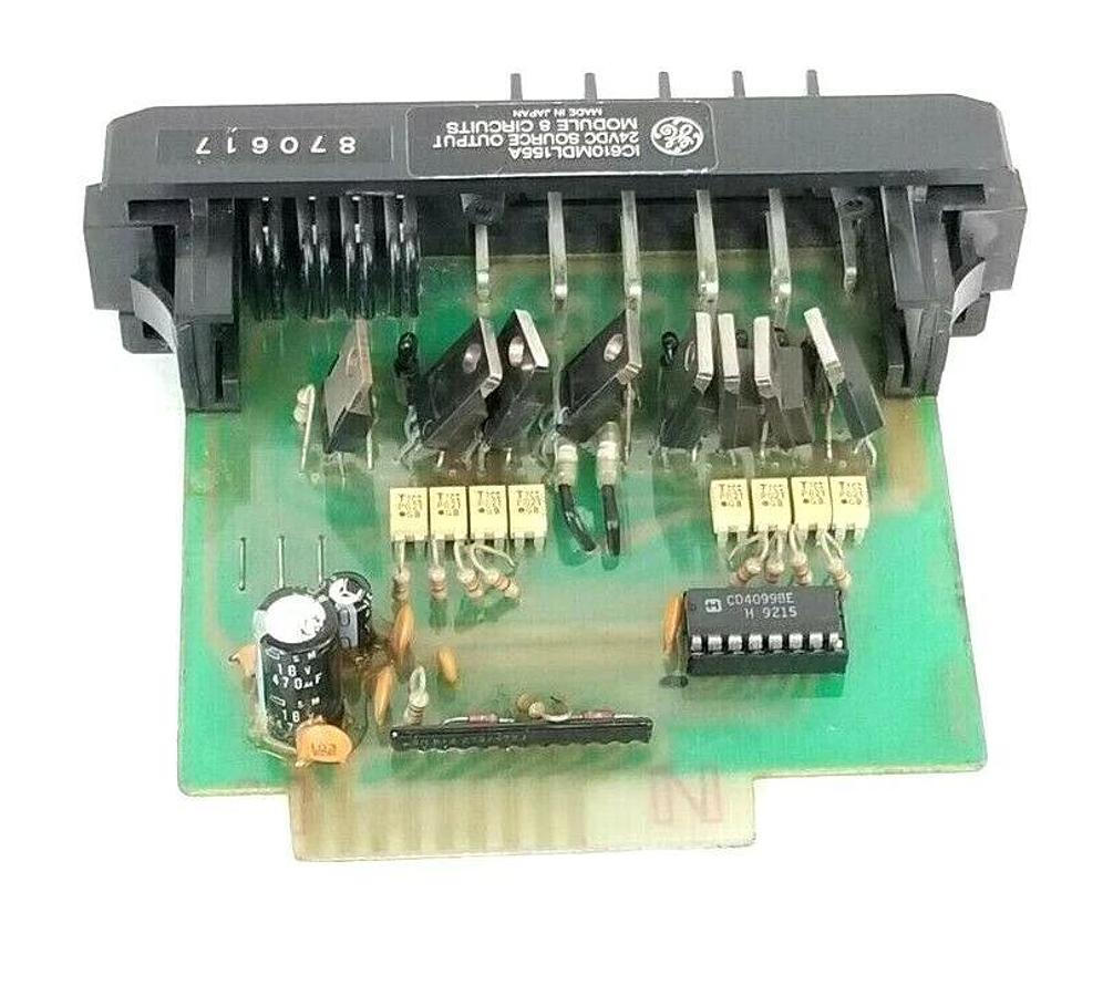 Used GE FANUC IC610MDL155A SOURCE OUTPUT MODULE 24VDC 8 CIRCUIT IC610MDL155