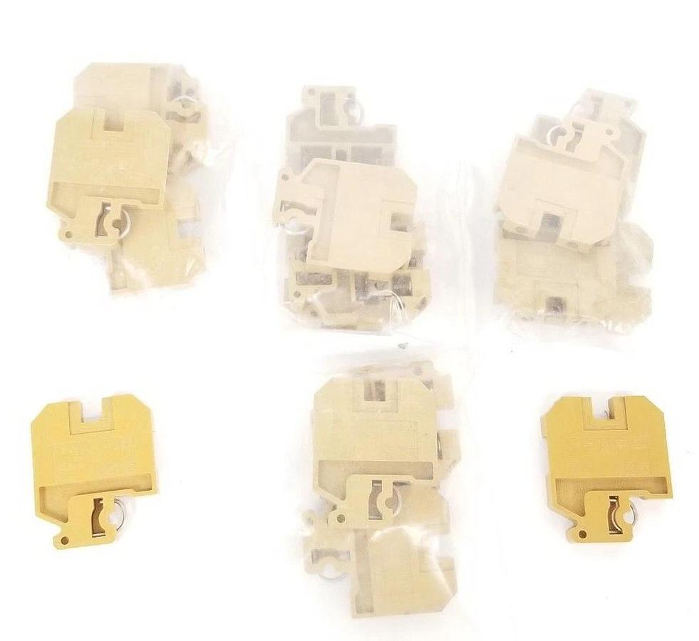 Used LOT OF 18 WEIDMULLER SAK 2,5 TERMINAL BLOCKS SAK25