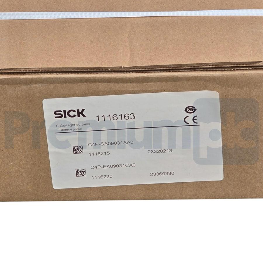 Used SICK C4P-PA09031S002 | 1116163 detec4 prime Safety Light Curtain Set/Kit NSFS