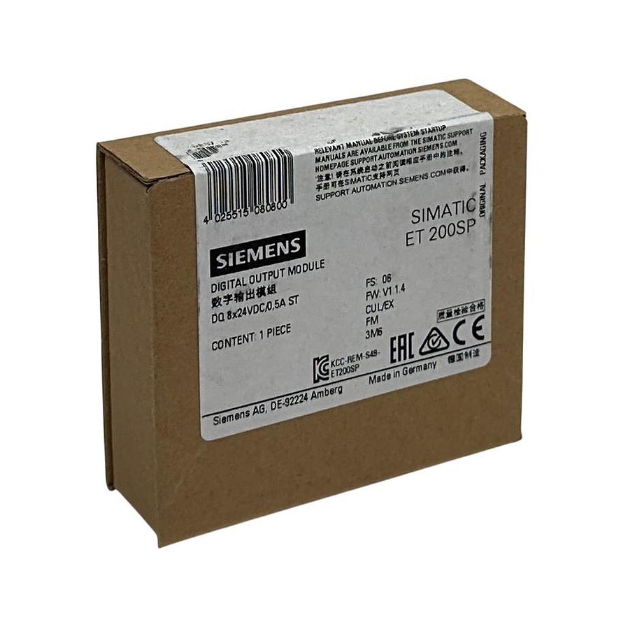 Used SIEMENS 6ES7 132-6BF00-0BA0 SIMATIC ET200SP DIGITAL OUTPUT MODULE 24VDC NSFS *