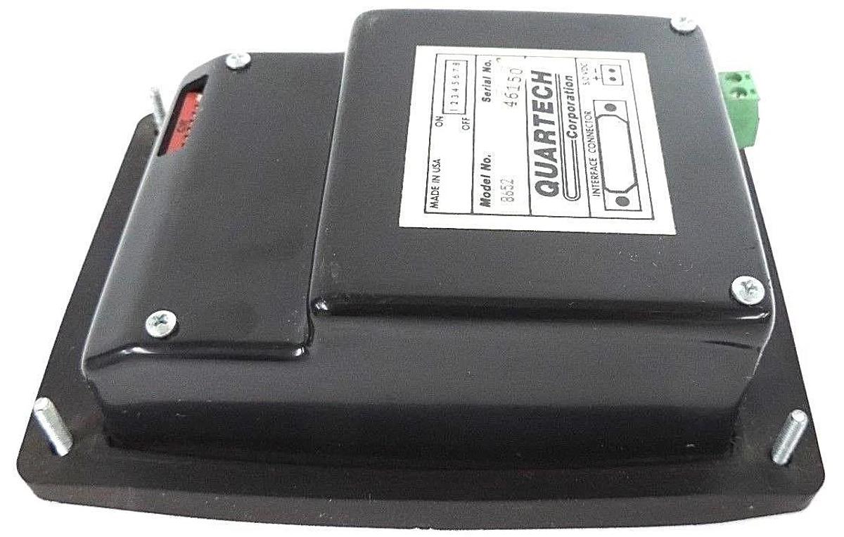 Used QUARTECH 8652 PLC PROGRAMMING INTERFACE 16-KEY 5VDC