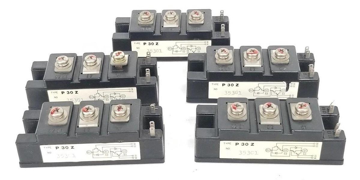 Used LOT OF 5 TOSHIBA P 30 Z 353G1 POWER MODULES P30Z-353G1 , P30Z