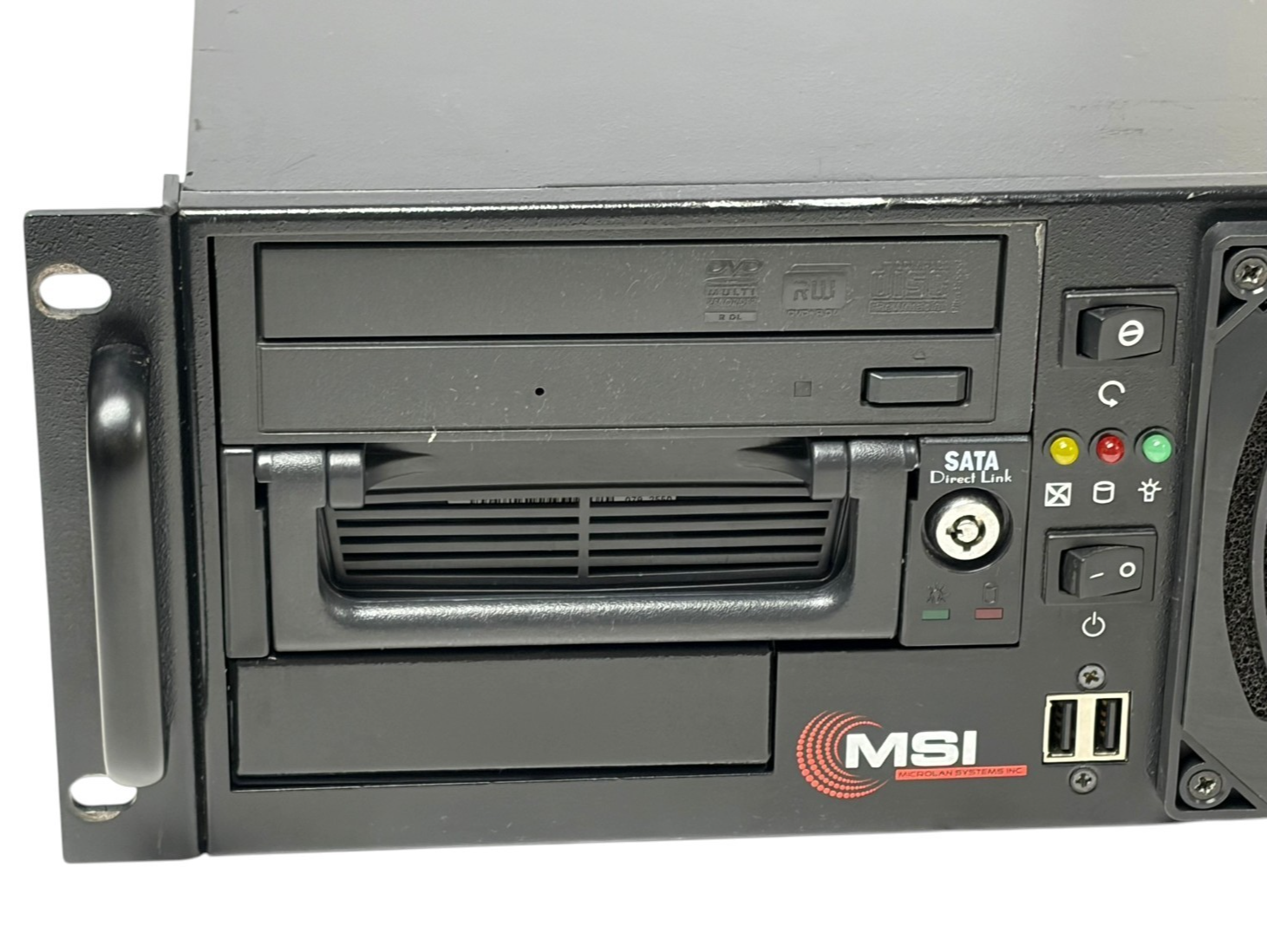 Used Micholan Systems MSI 2U Industrial Rackmount PC Server Controller