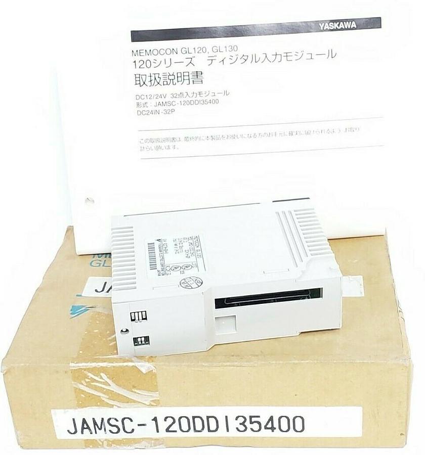Used YASKAWA ELECTRIC JAMSC-120DDI35400 I/O MODULE 12/24 VDC 32 POINTS 4 MA VER. D1