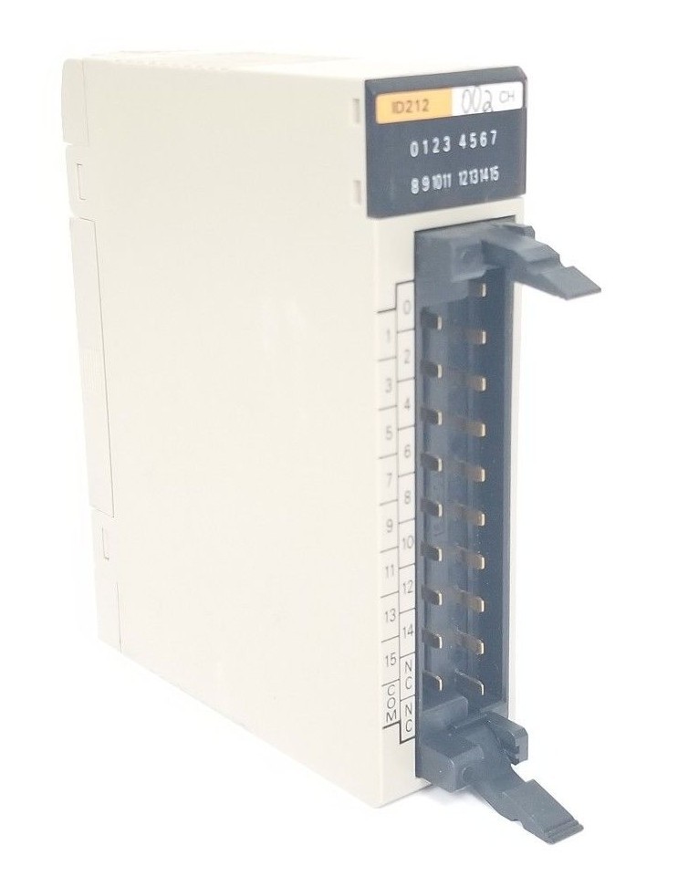 Used OMRON C200H-ID212 INPUT MODULE 24VDC, 7mA, C200HID212 *MISSING WIRE TERMINAL*
