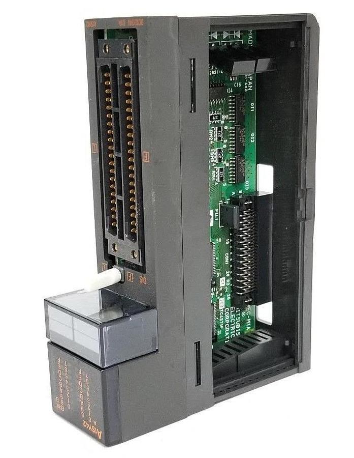 Used MITSUBISHI A1SY42 OUTPUT MODULE 12/24VDC, 0.1A