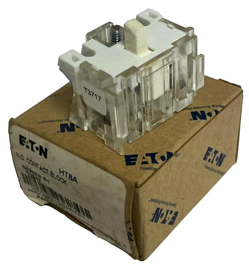 LOT OF 8 Eaton HT8A Contact Block Series B1 30mm HT800 N.O. Normally Open NSMP