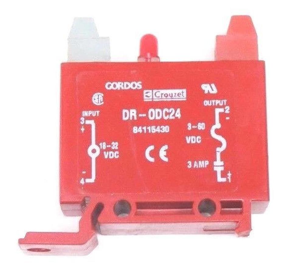 Used GORDOS DR-ODC24 SOLID STATE RELAY 18-32VDC INPUT 3-60VDC OUTPUT DRODC24