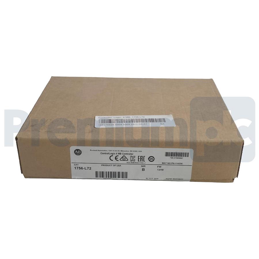 Allen Bradley 1756-L72 /B ControlLogix Logix5572 4MB Controller 1756L72 NSMP 612598876020