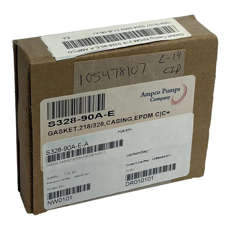 Used Ampco Pumps S328-90A-E Casing Gasket EPDM 218 328 Sanitary Centrifugal New Box