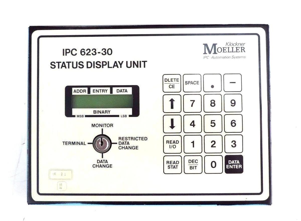 Used HONEYWELL KLOCKNER MOELLER 623-3096 STATUS DISPLAY 115/230VAC, 50/60HZ, 6233096