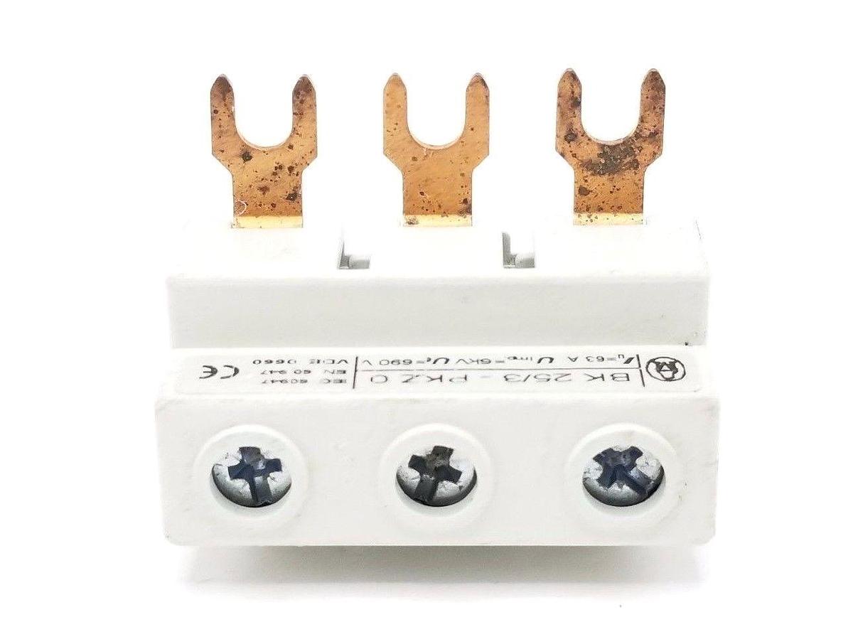 Used MOLLER BK253PKZ0 TERMINAL ADAPTER BK 25/3-PKZ 0