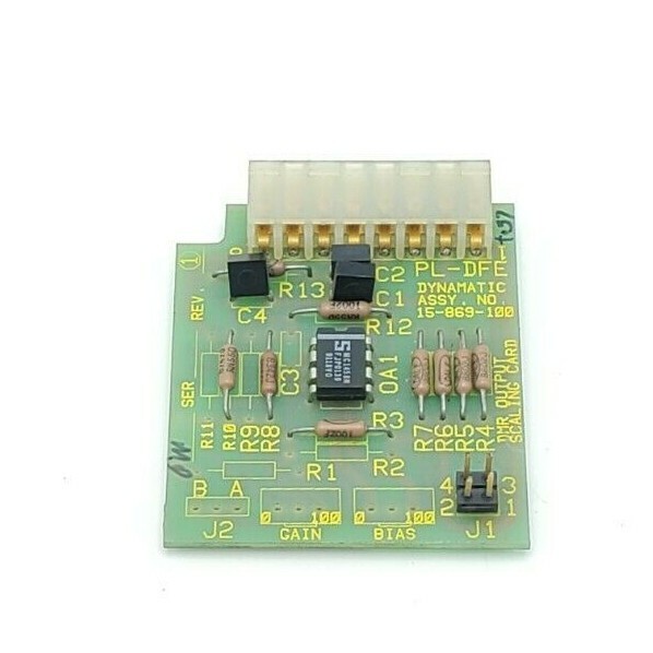 Used DYNAMATIC ASSY. NO. 15-869-100 DMR OUTPUT SCALING CARD 70-280-2