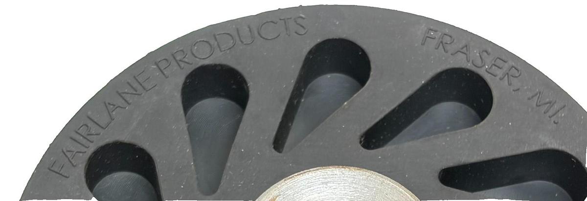 Used Fairlane Products DR-9754 Durasoft Urethane Conveyor Roller Wheel Fraser MI