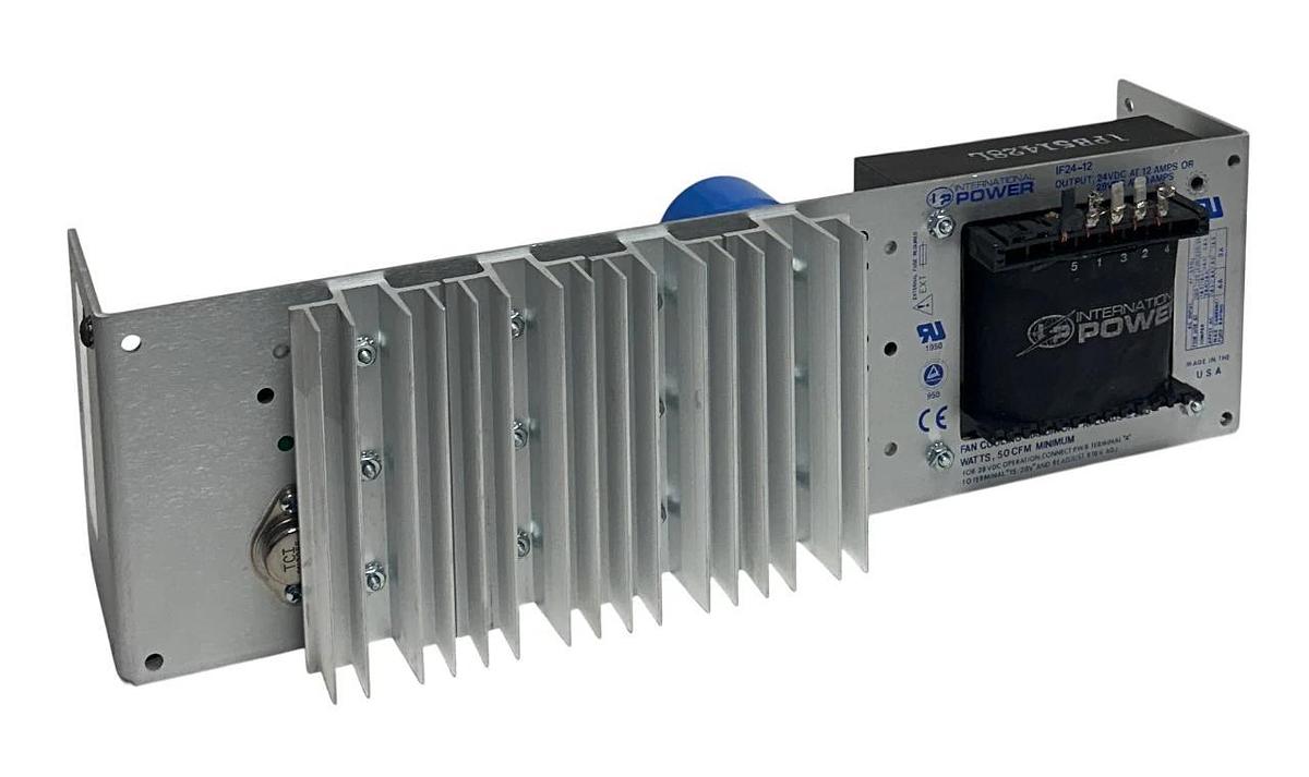 Used INTERNATIONAL POWER IF24-12 / IF2412 POWER SUPPLY 24/28VDC 12/10A OUTPUT USNP