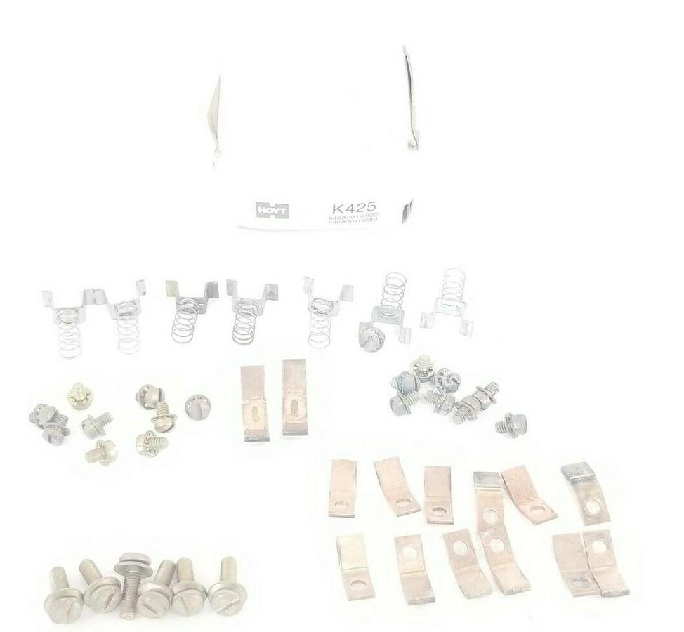 Used HOYT MFG. K425 CONTACT KIT 546A301G002 546A301G053 (INCOMPLETE)