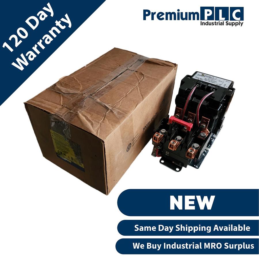 Used NEW SQUARE D 8536SEO1V02S /A 3-PH 600V SIZE 3 STARTER 120V COIL 8536-SEO1-V02S
