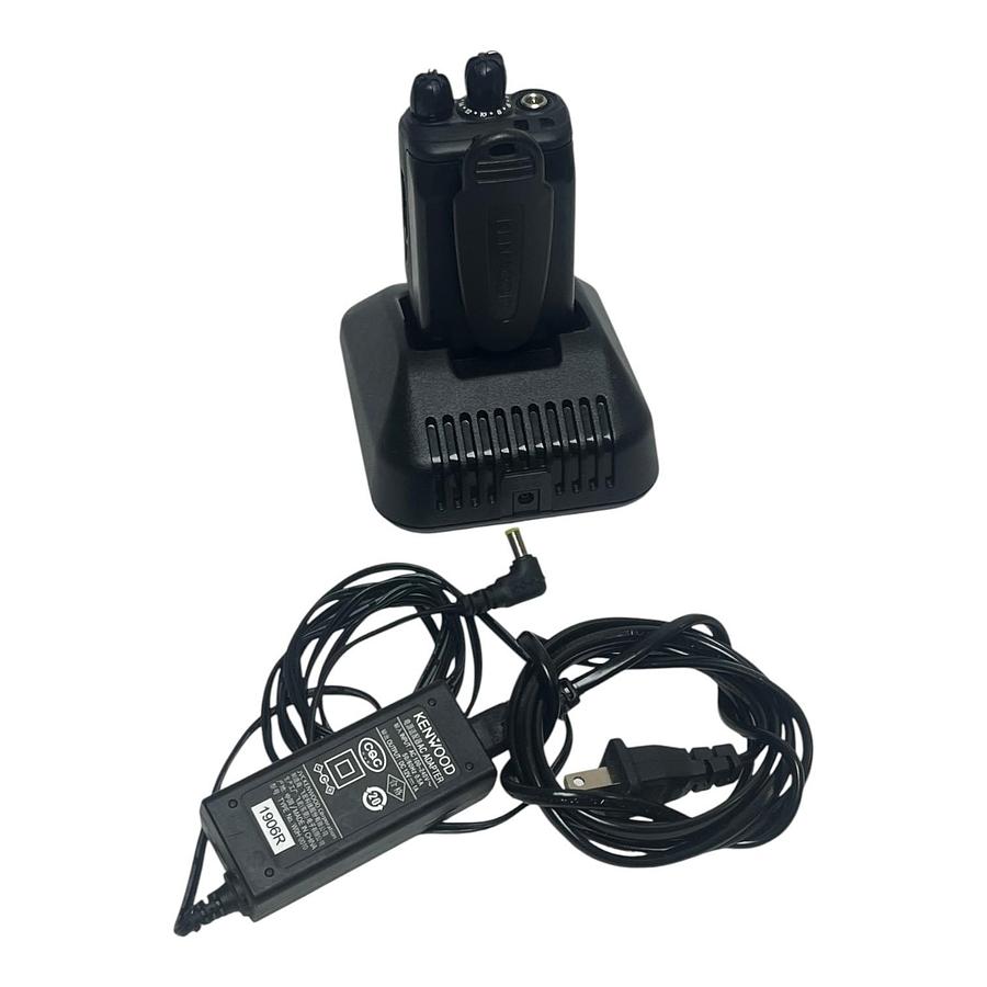 Used Kenwood TK-3360 UHF Radio KSC-25LS Charger Base W0H-0010 Adapter Bundle