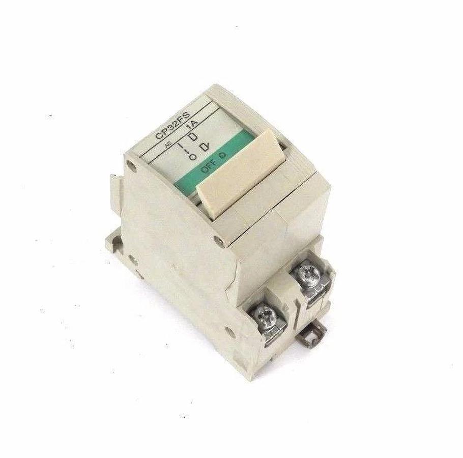 Used FUJI ELECTRIC CP32FM/1 CIRCUIT PROTECTOR 2POLE 1A CP32FM1, CP32FM, CP32F-M001