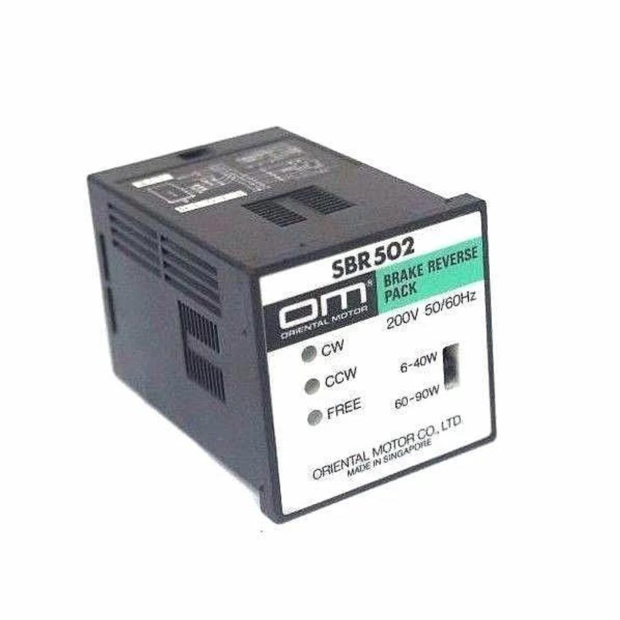 Used ORIENTAL MOTOR SBR502 BRAKE REVERSE PACK MOTOR CONTROLLER