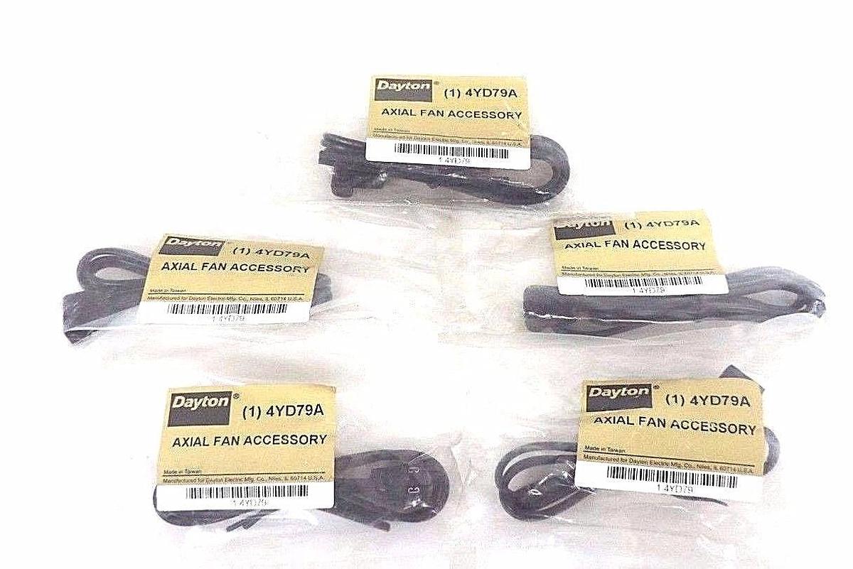 Used LOT OF 5 NIB DAYTON 4YD79A AXIAL FAN ACCESSORIES