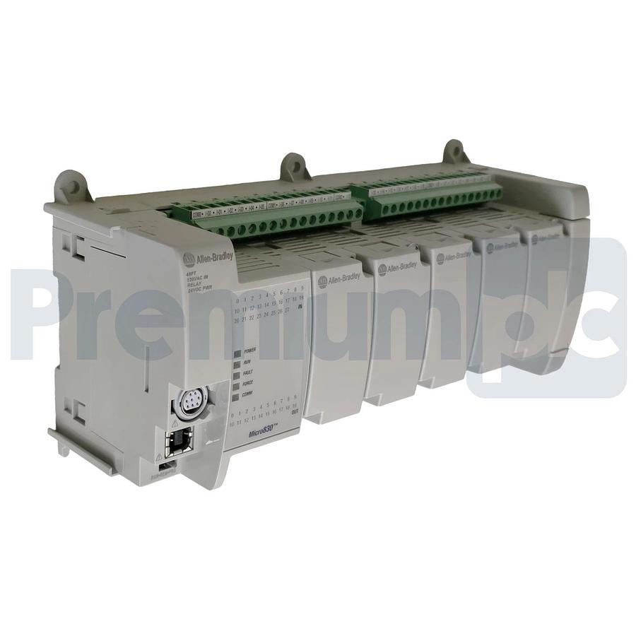 Used Allen-Bradley 2080-LC30-48AWB /A Micro830 48 I/O Controller | 120V AC USPI