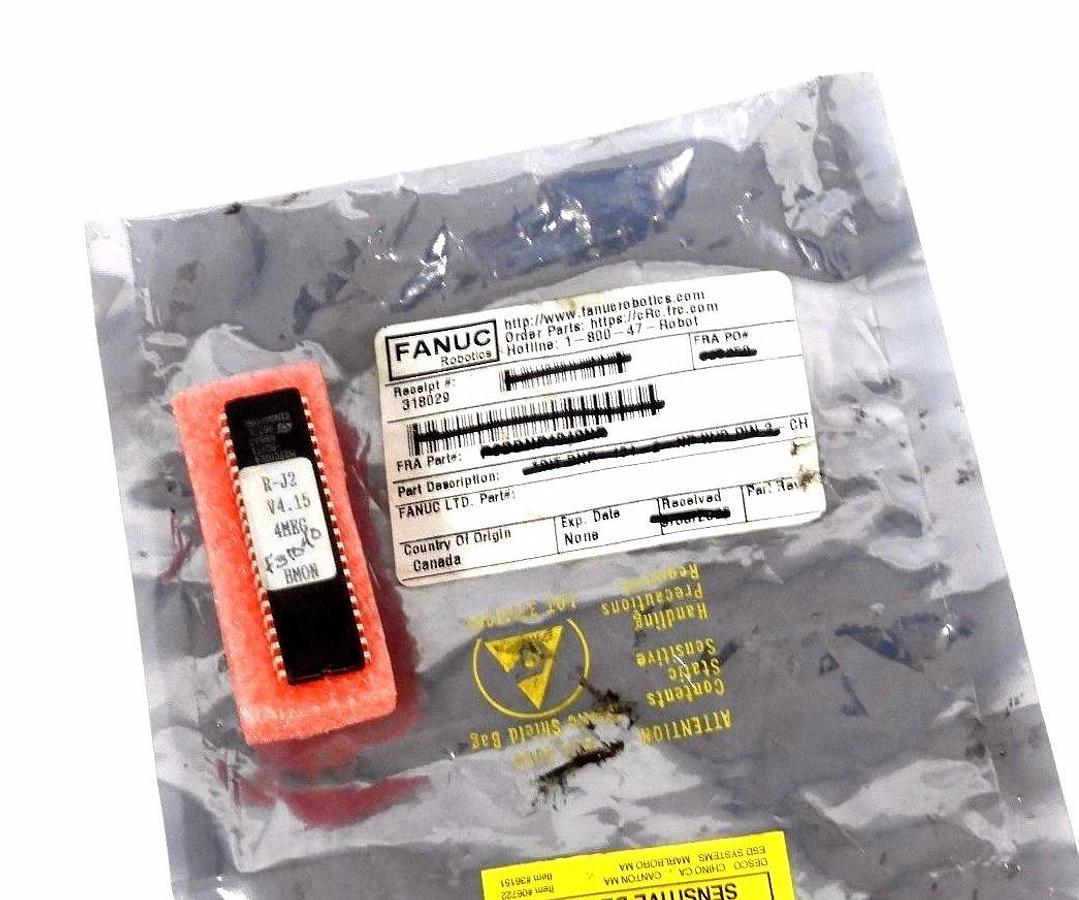 Used NEW GE FANUC R-J2 VERSION 4.15 ROBOT CHIPSET RJ2