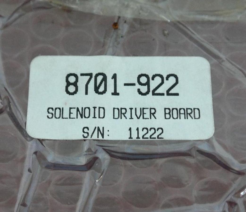 Used DIAGRAPH 8701-922 SOLENOID DRIVER BOARD 8701922